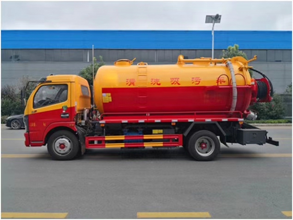 大多利卡8方 清洗吸污車(chē)（一體罐） 國(guó)六