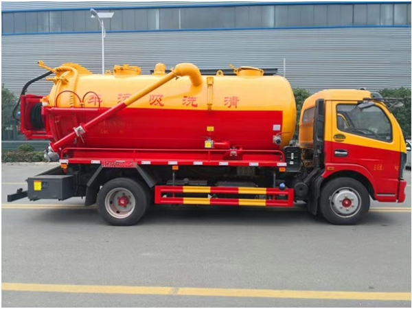 大多利卡8方 清洗吸污車(chē)（一體罐） 國(guó)六