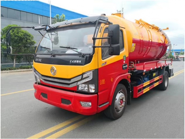 大多利卡8方 清洗吸污車(chē)（一體罐） 國(guó)六